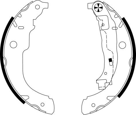 HELLA PAGID Комплект тормозных колодок 8DB 355 003-031